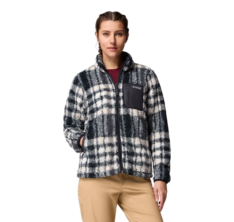 Columbia γυναικεία fleece ζακέτα καρό West Bend Print 2085854