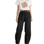 Attrattivo γυναικείο παντελόνι balloon τύπου denim 91253002