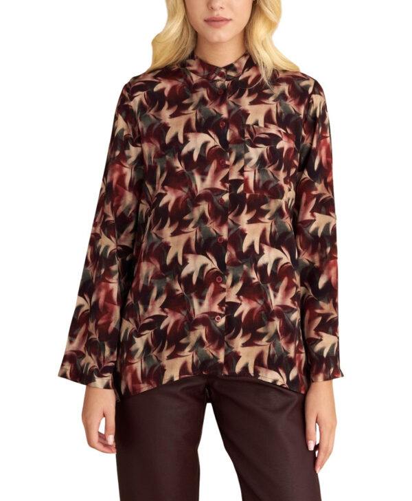 Attrattivo γυναικείο μακρυμάνικο εμπριμέ πουκάμισο 9922428 Attrattivo γυναικείο μακρυμάνικο εμπριμέ πουκάμισο 9922428