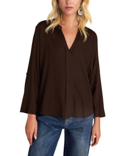 Attrattivo γυναικεία μονόχρωμη τουνίκ 91372231J