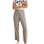 Attrattivo γυναικείο ίσιο παντελόνι ψαροκόκκαλο 9921575