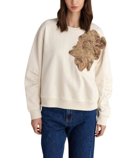 Attrattivo γυναικεία φούτερ μπλούζα με τύπωμα 9921604