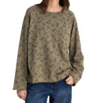 Attrattivo γυναικεία φούτερ μπλούζα φλοράλ 9921607