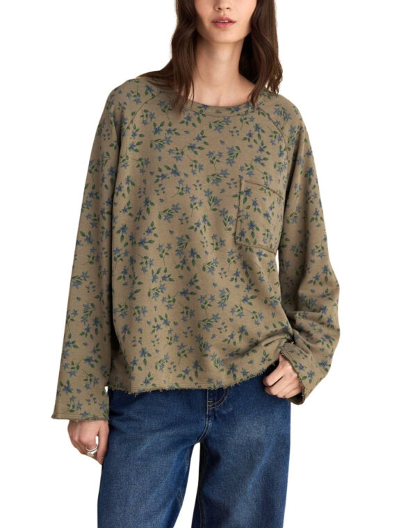 Attrattivo γυναικεία φούτερ μπλούζα φλοράλ 9921607