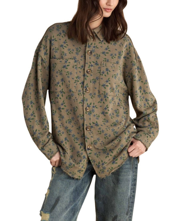 Attrattivo γυναικείο μακρυμάνικο φλοράλ πουκάμισο 9921608 Attrattivo γυναικείο μακρυμάνικο φλοράλ πουκάμισο 9921608