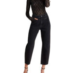 Attrattivo γυναικείο παντελόνι τζιν mom's fit 9921640