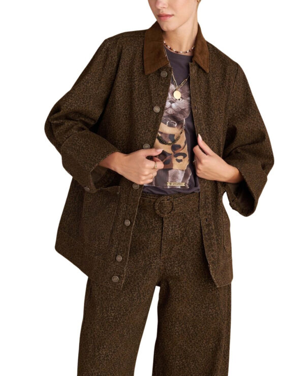 Attrattivo γυναικείο σακάκι λέοπαρ 9922237