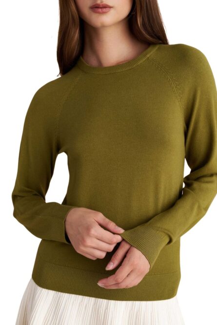 Attarttivo γυναικεία μονόχρωμη πλεκτή μπλούζα 9P20352G