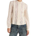 Attrattivo γυναικείο πουκάμισο δαντέλα 9921749