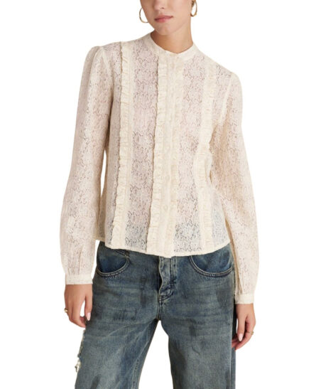 Attrattivo γυναικείο πουκάμισο δαντέλα 9921749