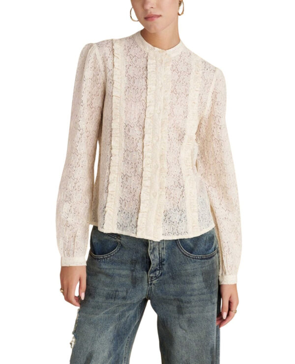 Attrattivo γυναικείο πουκάμισο δαντέλα 9921749