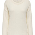 Only Onlpetra γυναικεία πλεκτή μπλούζα loose fit 15350652