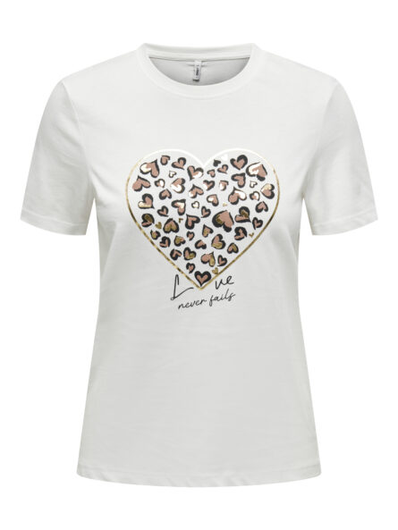 Only Onltanya γυναικείο t-shirt κοντομάνικο με τύπωμα 15355699