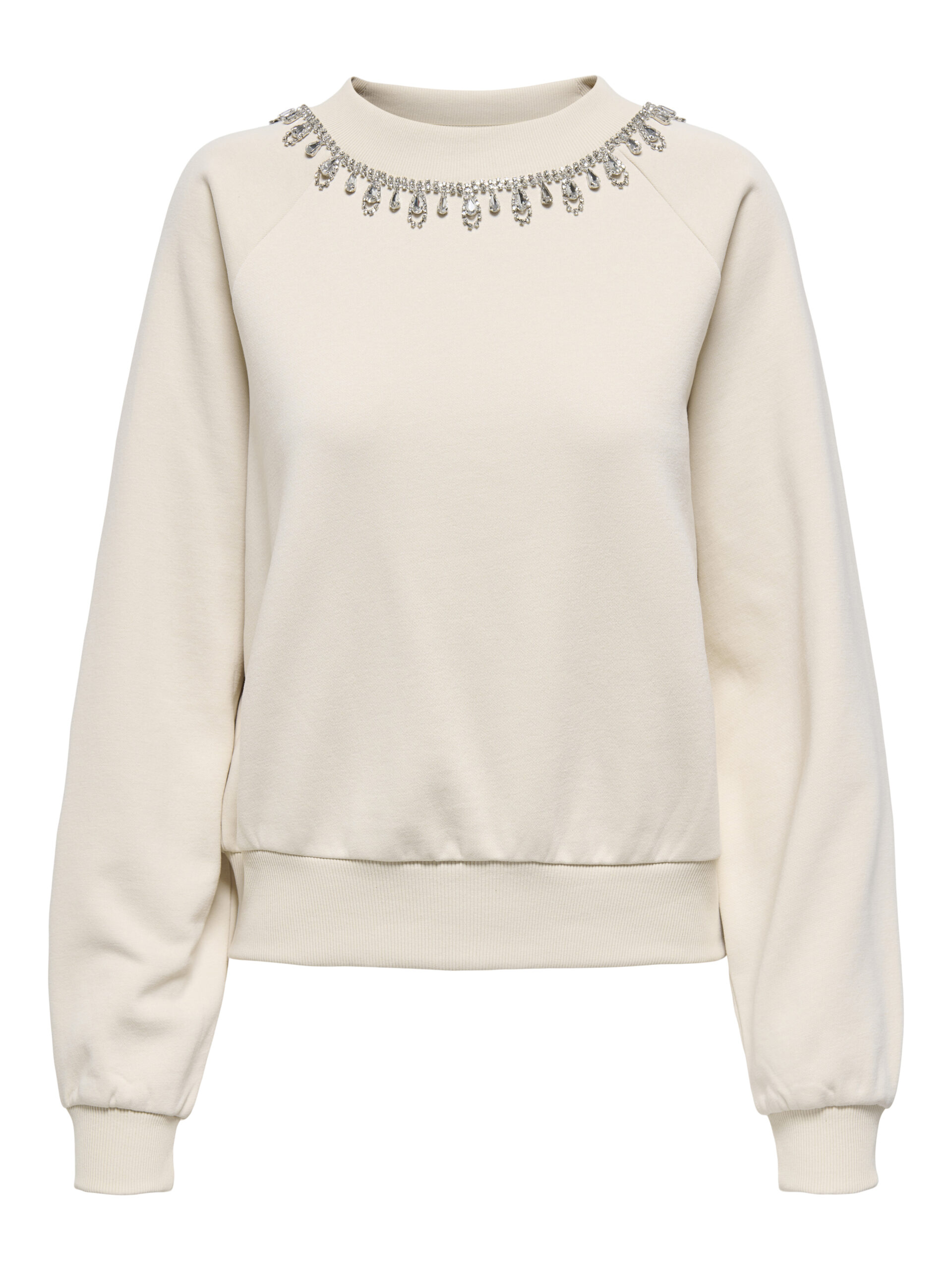 Only Onljett γυναικεία μπλούζα φούτερ με στρας κόσμημα 15355912