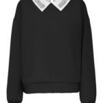 Only Onlwillow γυναικεία μπλούζα φούτερ με γιακά 15356097