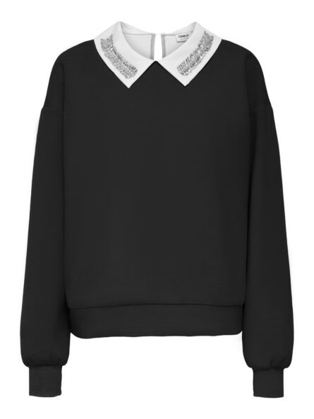 Only Onlwillow γυναικεία μπλούζα φούτερ με γιακά 15356097