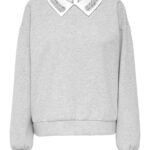 Only Onlwillow γυναικεία μπλούζα φούτερ με γιακά 15356097