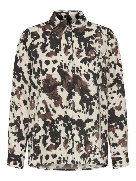 Only Onlnova Life γυναικείο πουκάμισο εμπριμέ μακρυμάνικο 15357429