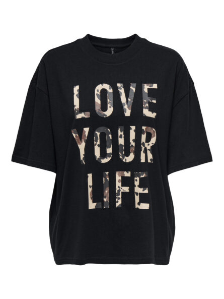 Only Onlriri γυναικείο t-shirt κοντομάνικο με τύπωμα 15358200