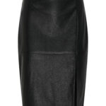 Only Onloline γυναικεία midi φούστα δερματίνη 15315998