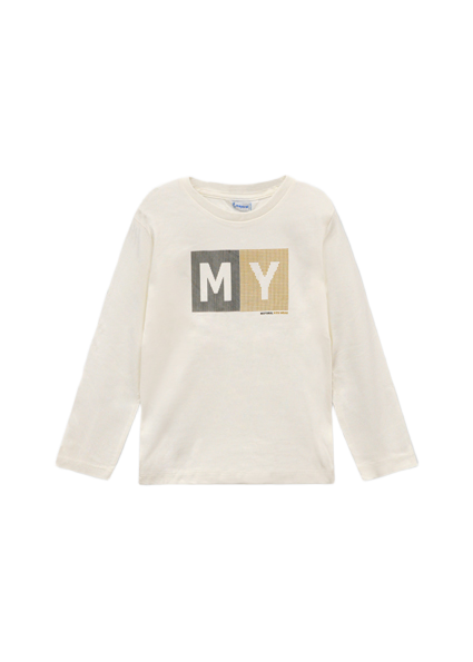 Mayoral παιδική μπλούζα για αγόρι με γράμματα 15-00173