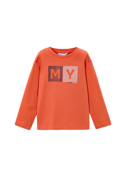 Mayoral παιδική μπλούζα για αγόρι με γράμματα 15-00173