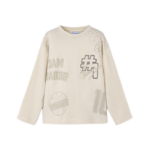 Mayoral παιδική μπλούζα για αγόρι με μεταξοτυπία 15-04074