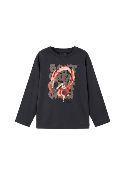 Mayoral παιδική μπλούζα για αγόρι με μεταξοτυπία 15-04080