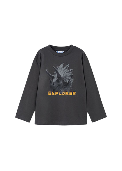 Mayoral παιδική μπλούζα για αγόρι με μεταξοτυπία 15-04090