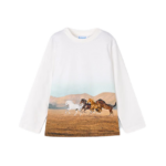 Mayoral παιδική μπλούζα για αγόρι με τύπωμα 15-04094