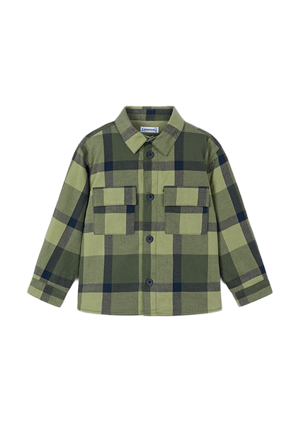 Mayoral παιδικό πουκάμισο για αγόρι μακρυμάνικο καρό 15-04123