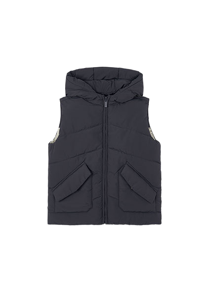 Mayoral παιδικό αμάνικο μπουφάν για αγόρι διπλής όψης 15-04382