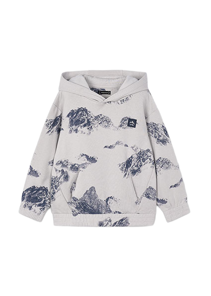 Mayoral παιδική μπλούζα φούτερ για αγόρι με κουκούλα 15-04403