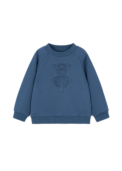 Mayoral παιδική μπλούζα φούτερ για αγόρι με ανάγλυφο μοτίβο 15-04405