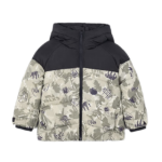 Mayoral παιδικό μπουφάν για αγόρι σταμπωτό με κουκούλα 15-04417