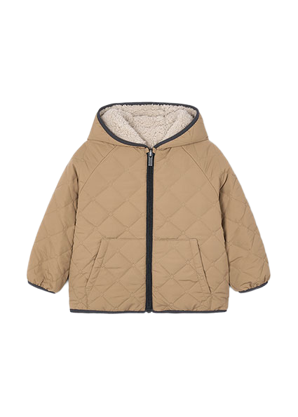 Mayoral παιδικό μπουφάν για αγόρι διπλής όψης με κουκούλα 15-04421