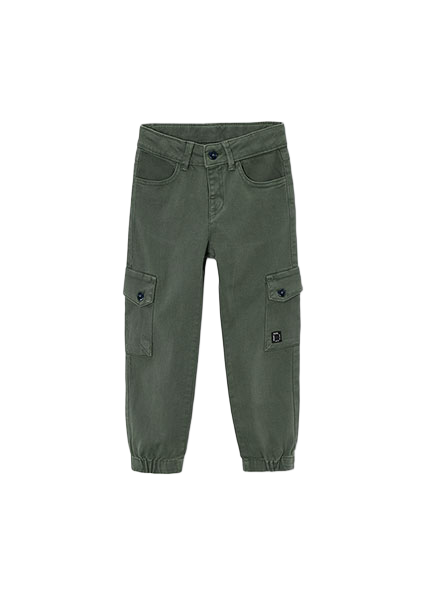 Mayoral παιδικό μακρύ παντελόνι cargo για αγόρι 15-04557