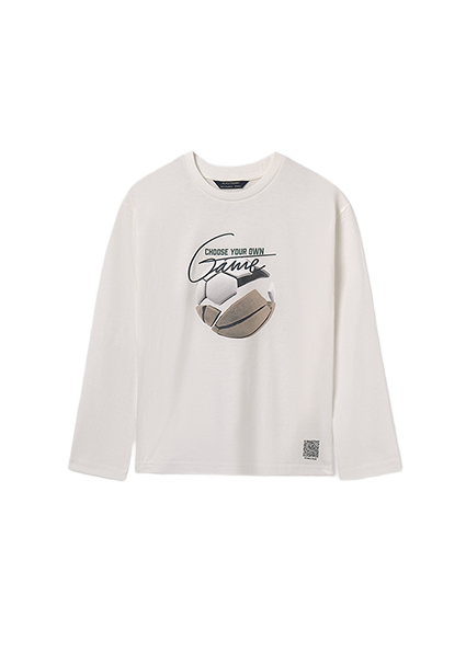 Mayoral μπλούζα για αγόρι μακρυμάνικη διαδραστική 15-07003