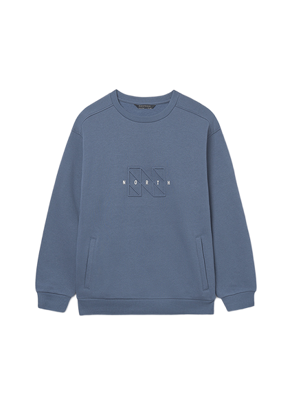 Mayoral μπλούζα φούτερ για αγόρι με ανάγλυφο τύπωμα 15-07405