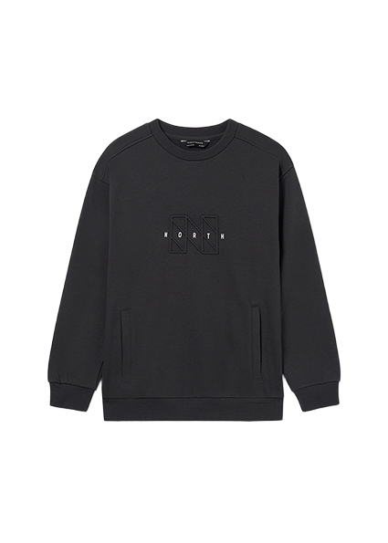 Mayoral μπλούζα φούτερ για αγόρι με ανάγλυφο τύπωμα 15-07405