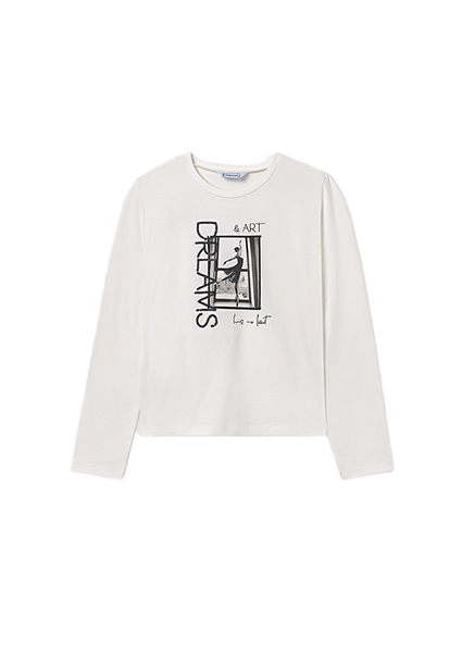 Mayoral μπλούζα για κορίτσι μακρυμάνικη 15-07017