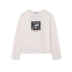 Mayoral μπλούζα για κορίτσι με παγιέτες 15-07018