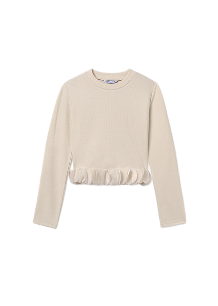 Mayoral μπλούζα για κορίτσι με πέταλα 15-07030