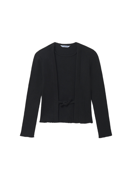 Mayoral ζακέτα για κορίτσι με ριμπ ύφανση 15-07033