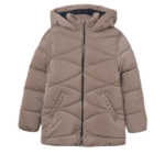 Mayoral μακρύ μπουφάν για κορίτσι με κουκούλα 15-07436
