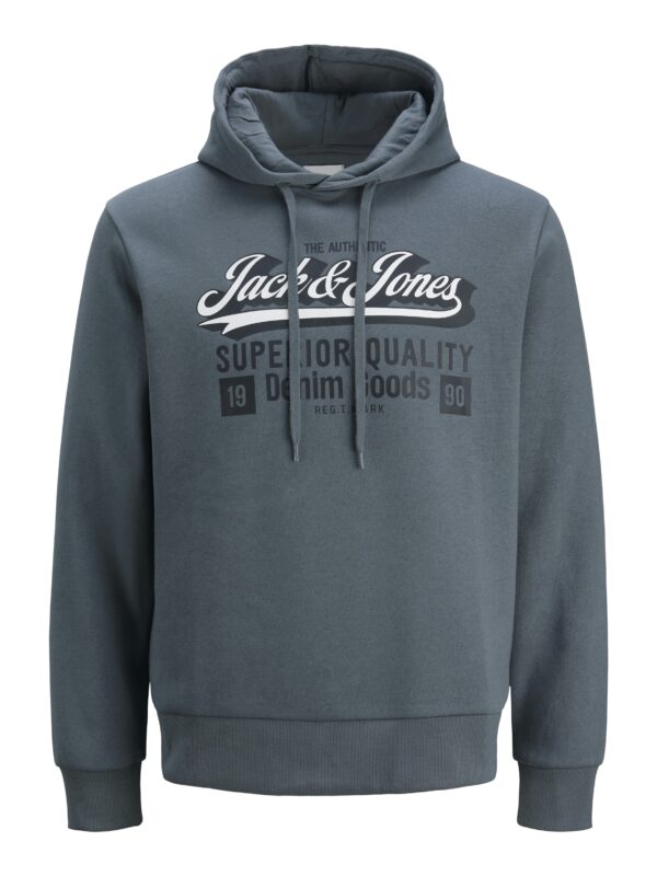 Jack&Jones ανδρικό φούτερ με κουκούλα και τύπωμα 12279649
