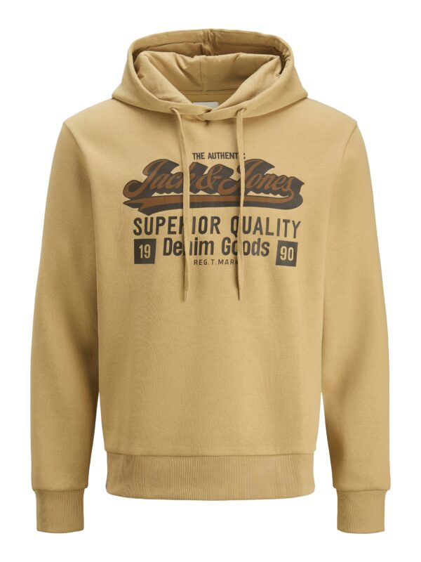 Jack&Jones ανδρικό φούτερ με κουκούλα και τύπωμα 12279649