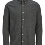 Jack&Jones ανδρικό μακρυμάνικο μονόχρωμο πουκάμισο 12282353
