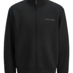 Jack&Jones ανδρική ζακέτα φούτερ μονόχρωμη 12282703