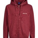 Jack& Jones ανδρική ζακέτα φούτερ με κουκούλα 12282901